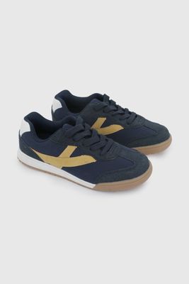 Zapatilla Urbana Azul y Mostaza 57290250V26 KID2