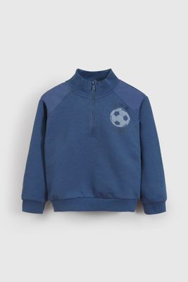 Polerón Azul Medio Cierre De Niño PLPO3751V26