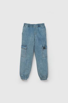 Jeans Azul Cargo De Niño JEME0351V26