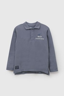 Polera Celeste Niño 7423 Colloky