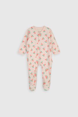 Pijama Entero Rosado Sandias Bebé