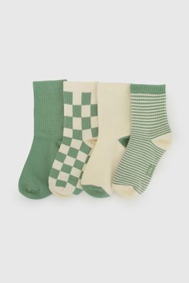 Calcetin 3/4 Niño Verde 7440 Colloky