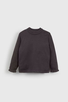 Sweater Cuello Alto Negro