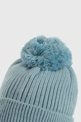 Imagen 2 del producto Gorro Tejido con Forro Azul