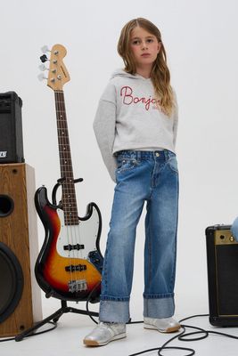 Imagen 2 del producto Polerón Niña Gris 8005 Colloky