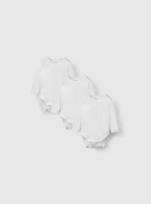 Pack de Bodies Unisex Blanco 55950 Colloky