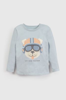 Polera Celeste Ride Together De Niño POJE7959V26