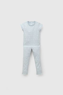 Pijama Celeste Niña 7467 Colloky