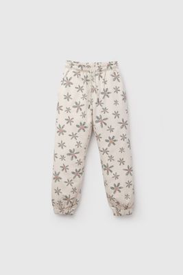 Buzo Flores Beige  De Niña PTPO0675V26