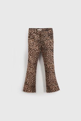 Pantalón Flare Animal Print