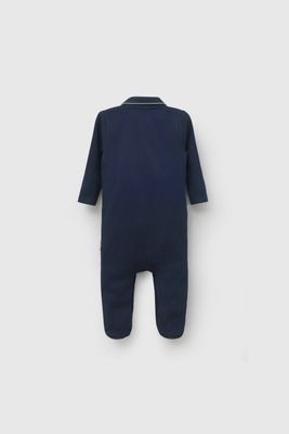 Imagen 2 del producto Osito Azul Cuello Navy De Bebé OLPU0557V26