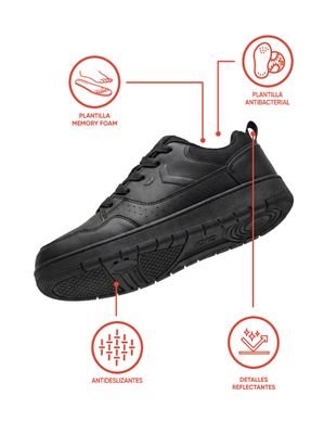 Imagen 2 del producto Zapatilla Escolar Negra 7257 Colloky