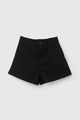 Short Negro Gabardina De Niña SHGB0201V26