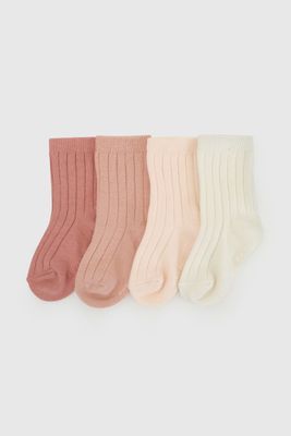 Calcetin Deportivo Niña Rosado 7438 Colloky