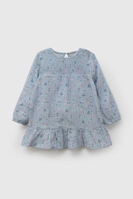 Vestido Celeste Niña 7441 Colloky