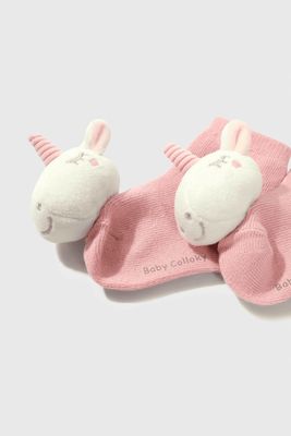 Imagen 2 del producto Calcetín Juguete Unicornio Rosado