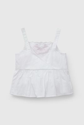 Imagen 2 del producto Blusa Flores Blanca Bordada De Niña BLVL1209V26