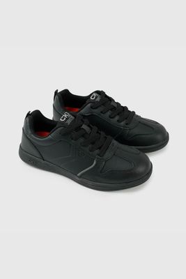 Imagen 1 del producto Zapatilla Escolar Negra con Cordón Unisex