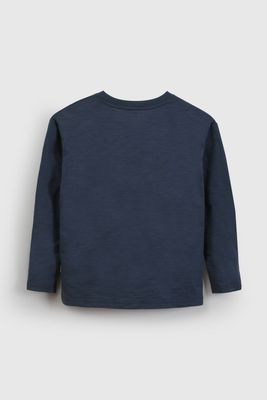 Imagen 2 del producto Polera Básica Azul De Niño POJE0551V26