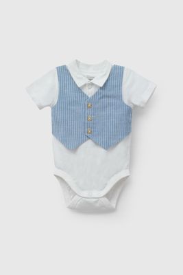 Imagen 2 del producto Conjunto Celeste Ceremonia De Bebé COPN0140V26