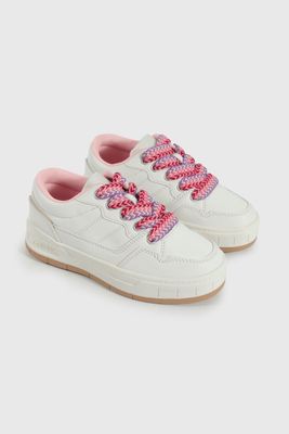 Zapatilla Lifestyle de Niña Multicolor Caña Baja con Cordón