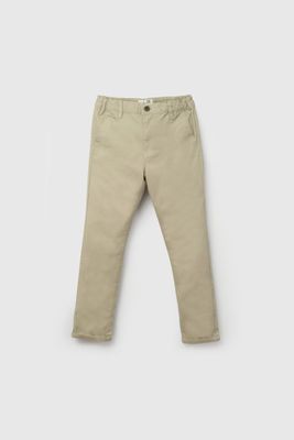 Pantalón Beige Gabardina De Niño PTGB0166V26