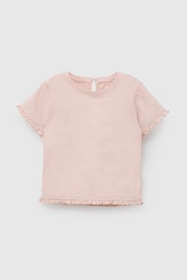 Polera Básica Rosada De Niña POJE6633V26