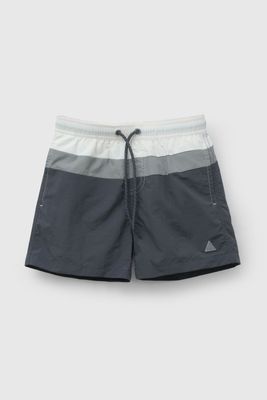 Traje De Baño UV Negro Rayado De Niño TBNY0902V26