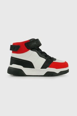 Imagen 2 del producto Zapatilla Lifestyle de Niño Rojo Caña Media con Velcro y Cordón