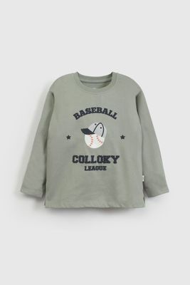 Polera Verde Colloky De Niño POJE7192V26