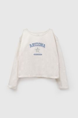 Polera Beige Niña 7543 Colloky