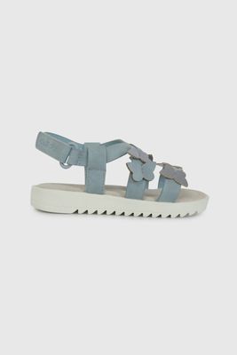 Imagen 2 del producto Sandalia Azul con Aplicación de Mariposas 43080250V26