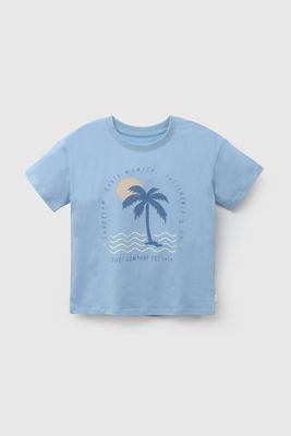 Imagen 2 del producto Polera Celeste Palmera De Niño POJE3940V26