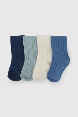 Calcetin Deportivo Niño Azul 7363 Colloky