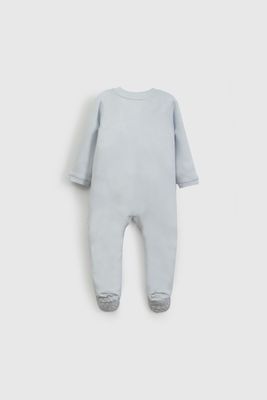 Imagen 2 del producto Pijama Celeste Gamuza Oso De Bebé PJGA0340V26