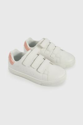 Zapatilla Lifestyle de Niña Blanco Caña Baja con Velcro