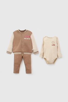 Imagen 1 del producto Set Polerón/Body Niño Cafe 8403 Colloky