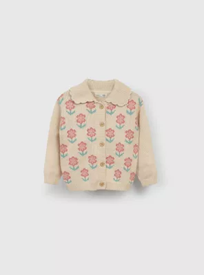 Chaleco Niña Beige 55803 Colloky