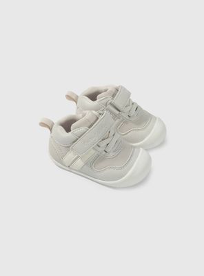 Zapatilla Niña Gris Espejado Plata 55516 Colloky