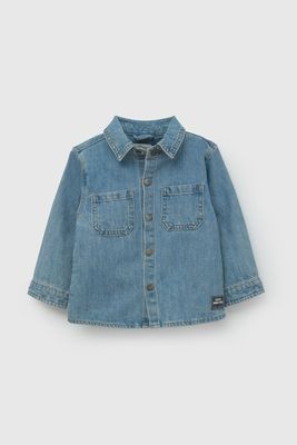 Sobre camisa Celeste Con Gorro De Niño SMME0340V26