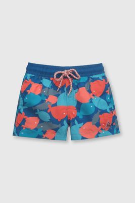 Traje de baño de bebé niño playa azulino (3 a 36 meses)