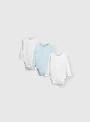 Pack de Bodies Niño Celeste 56047 Colloky