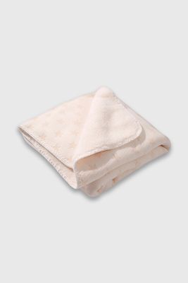 Manta Doble Capa con Forro Felpudo Beige de Bebé Unisex