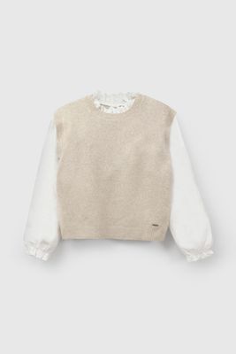 Sweater Beige Niña 7523 Colloky