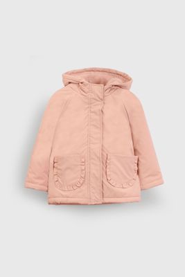 Parka Forrada Rosada