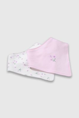 Pack de Dos Baberos Morado Bebé