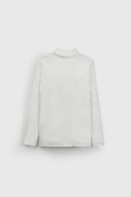 Imagen 2 del producto Beatle Liso de Algodón Blanco para Niño de 3 a 12 años