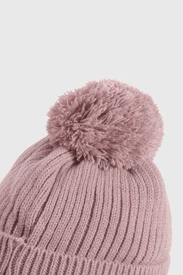 Imagen 2 del producto Gorro Tejido con Forro Morado