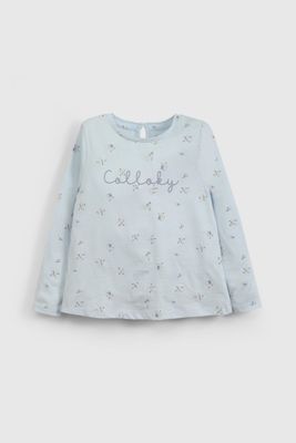 Polera Celeste Colloky De Niña P1JE0640V26