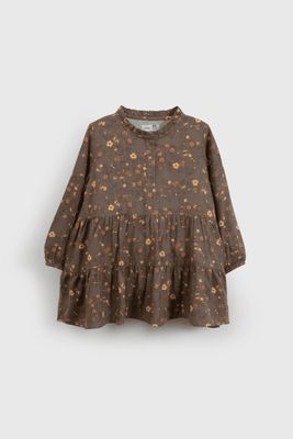 Imagen 1 del producto Vestido Gris Flores